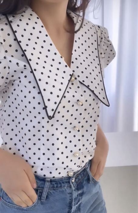 Рубашка в горошек