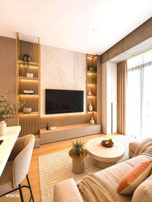 2 Rooms Apartment Floreasca Aurel Vlaicu Promenada Barbu Vacarescu