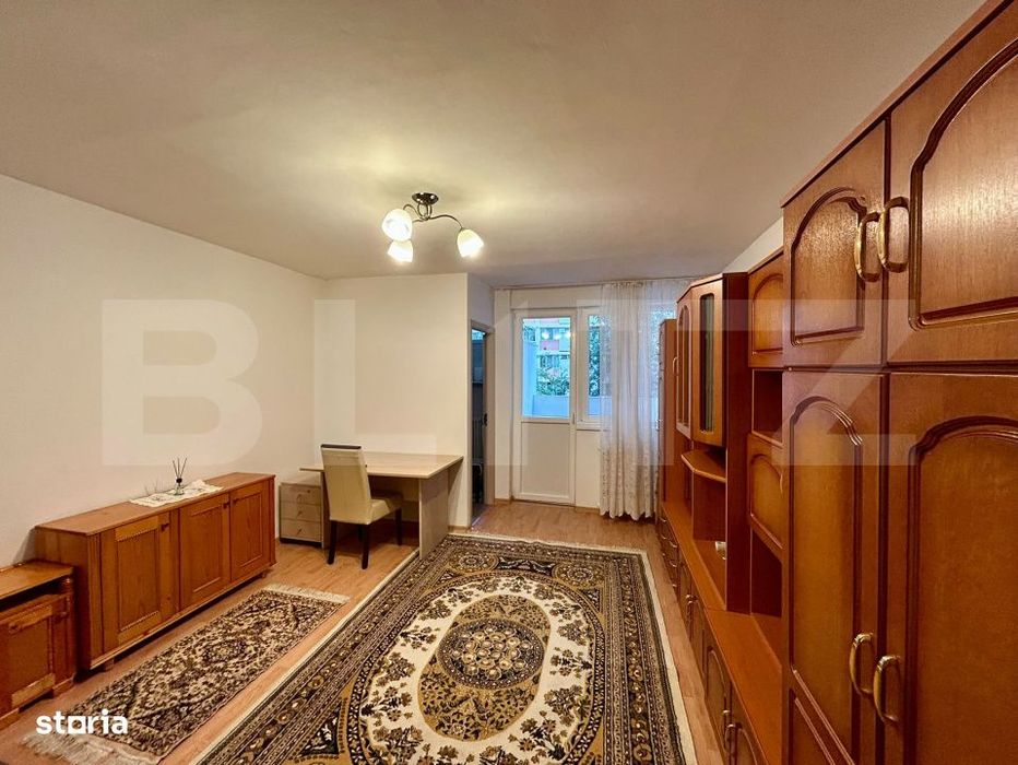 Garsoniera renovata, 28 mp, balcon, zona BIG Manastur — fotografia 1