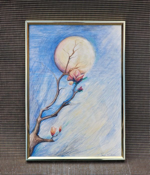 Desene in creion pe carton a4