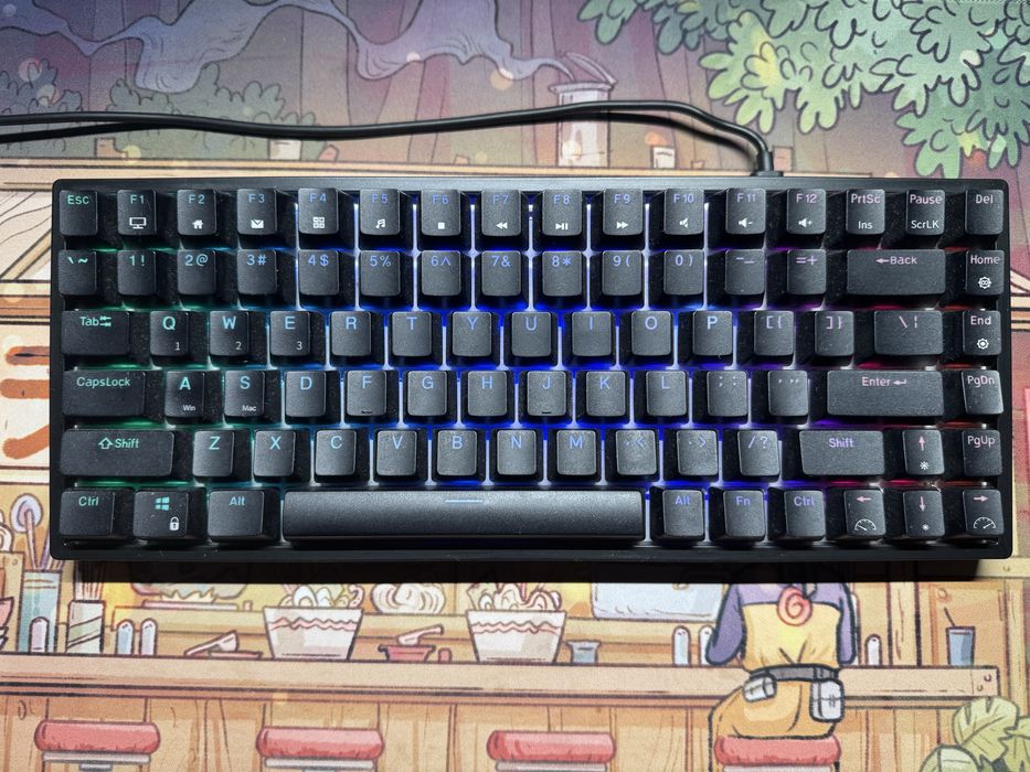 Tastatura gaming mecanica wireless Royal Kludge RK84 RGB Brown Switches