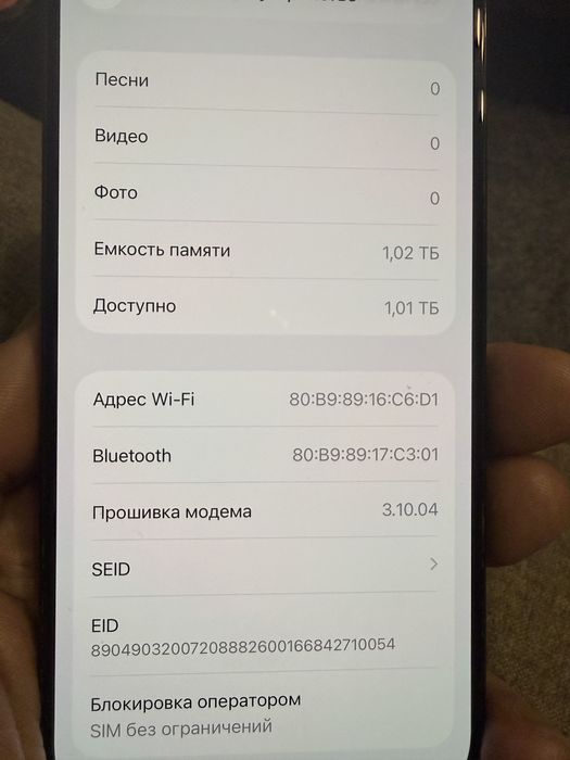 Iphone 15 Pro 1Tb