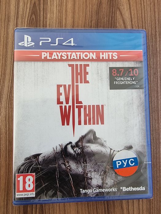 Продам запечатанную игру на PS4/PS5 The Evil Within