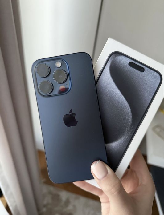 Iphone 15 pro , Blue Titanium , 265GB