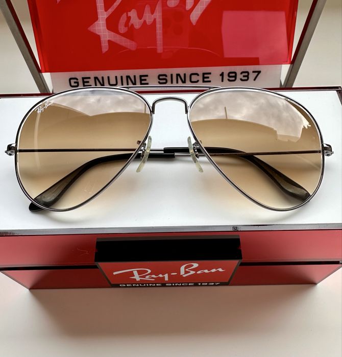 Ray Ban Aviator RB3025 58мм – като нови 9.9/10 Made in Italy