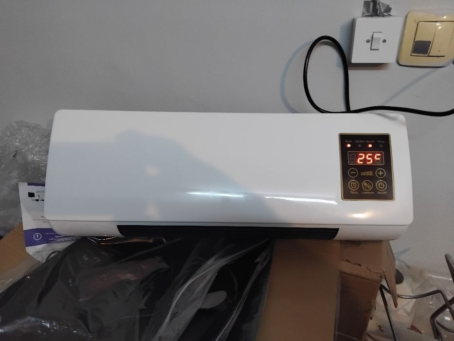 Компактна печка за стена