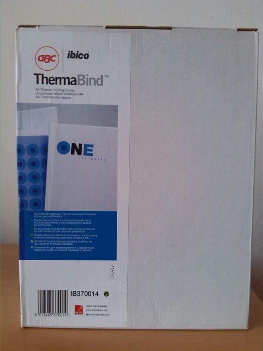 Корици за термоподвързване 12/20/25 мм / термокорици / термопапки