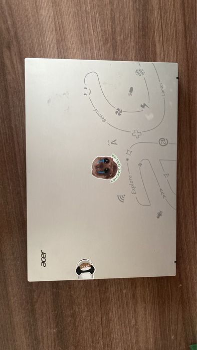 Ноутбук acer в сером цвете