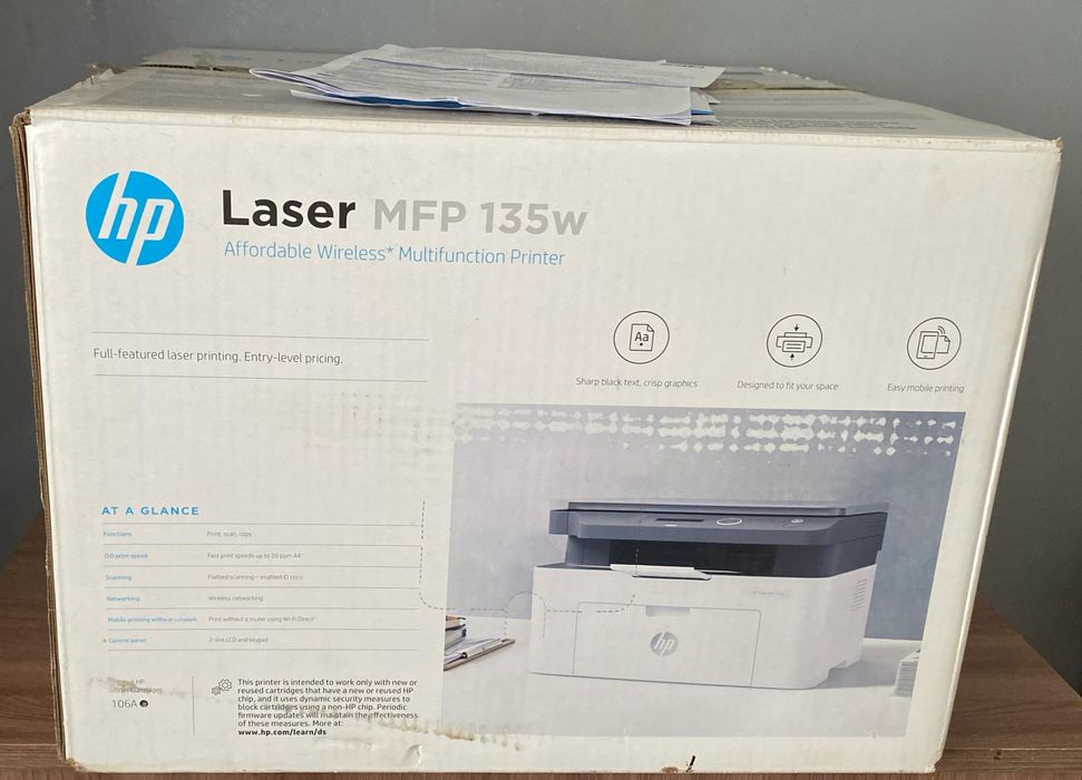 Продам принтер HP Laser MFP 135w