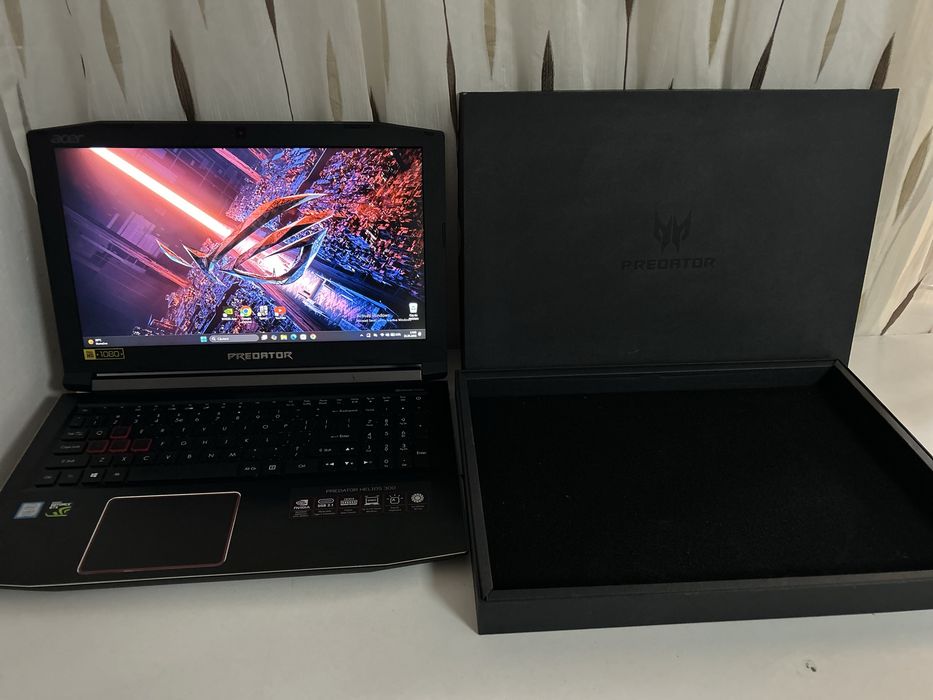 Laptop gaming| i5gen8| 16gb ram| GTX1050TI, ssd 500gb