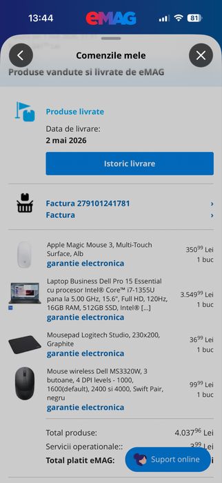 Vand Laptop Business Del Pro 15