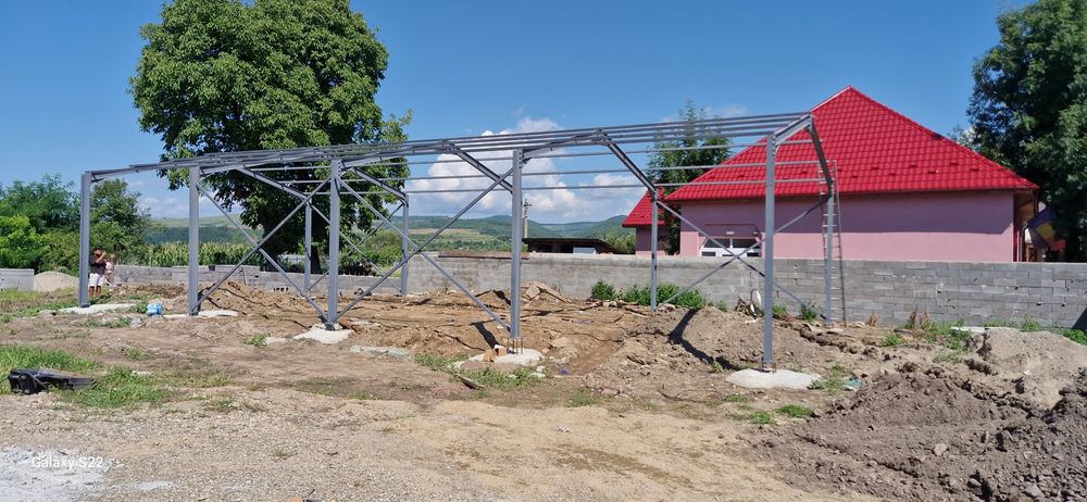 Vând hală metalica 20x10x4