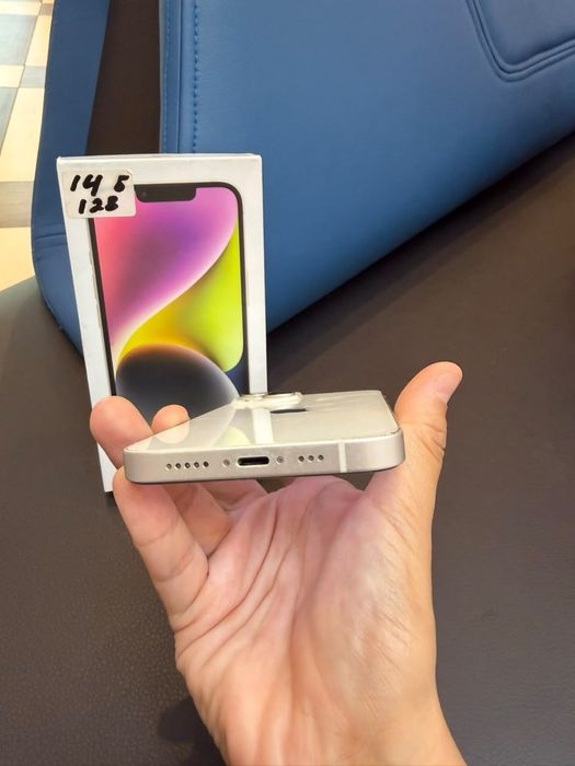 Iphone 14 128 gb белый 80%