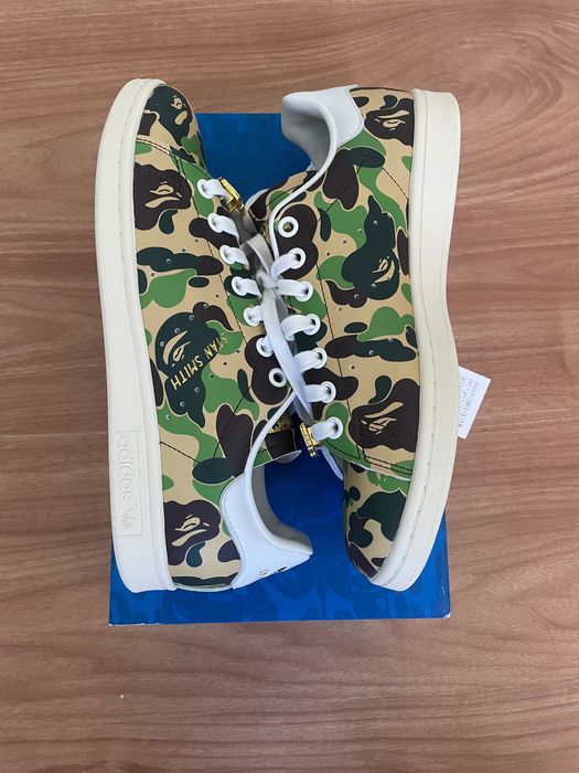 Size 40 EU - Adiddas Stan Smith Bape ABC Camo