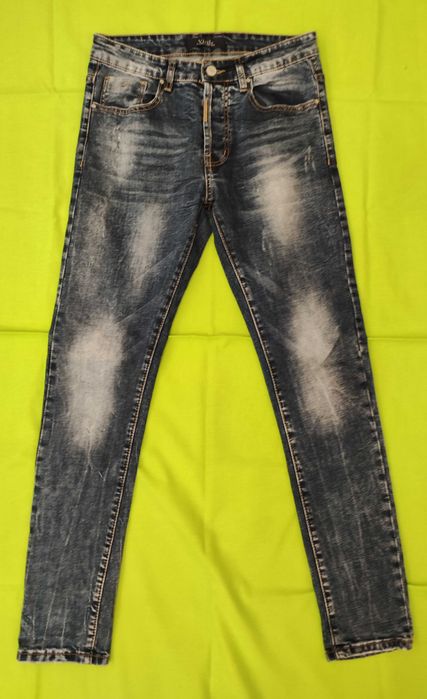 Дънки S -размер, дънки Zara 164, графитено сиви дънки 164см