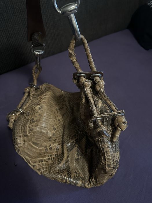 Geanta de umar si geanta crossbodydin piton