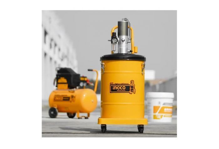 Pompa de gresat pneumatica 30l ingco