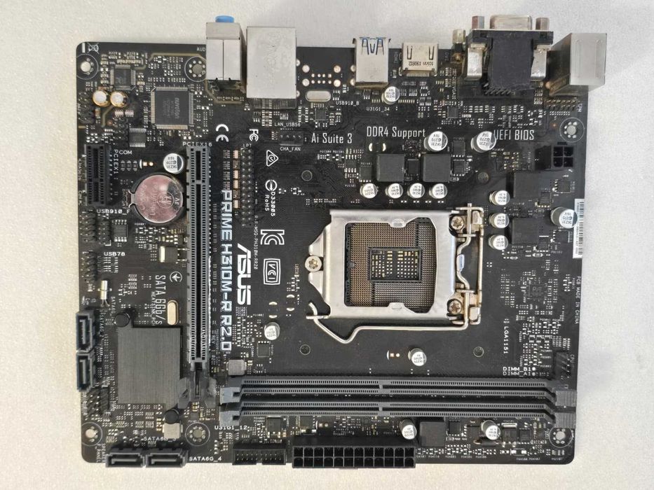 Placa de baza ASUS PRIME H310M-R R2.0, Socket 1151, DDR4 Pci-e