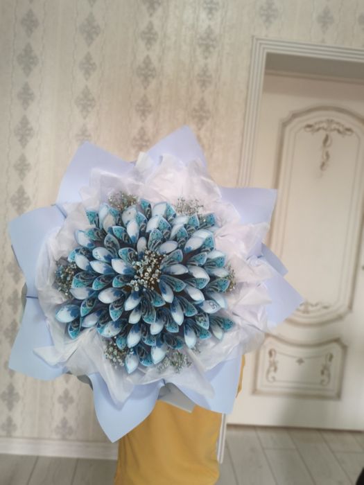 Денежный букет,Мандарин букет