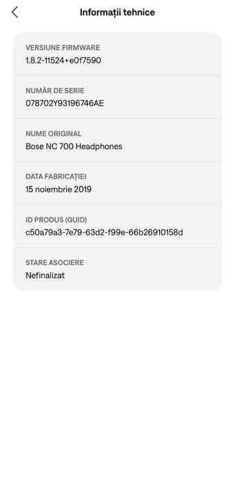 Casti Audio Over the Ear Bose 700, , Bluetooth NC