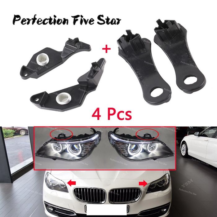Kit reparatie Faruri Xenon BMW E60 E61 2003 2010 Cleme Urechi Prinderi