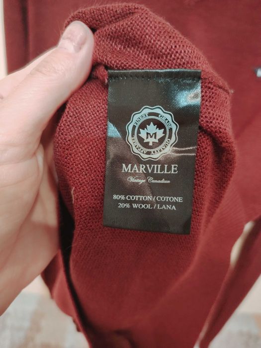 Pulover barbatesc, Marville, mas L, 90%bumbac și 20% lână