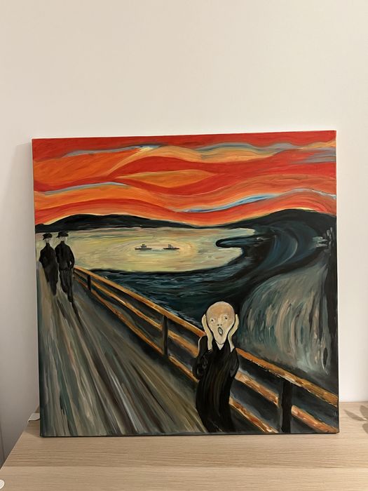 Tablou reproducere Edvard Munch - tipatul (the scream)