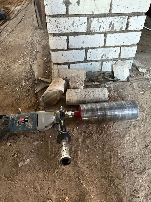 Сухое алмазное бурение