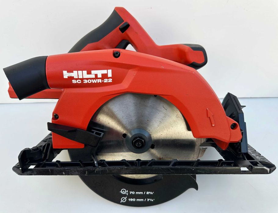 Hilti SC 30WR-22 Nuron - Безчетков ръчен циркуляр 2x22V 8.0Ah като нов