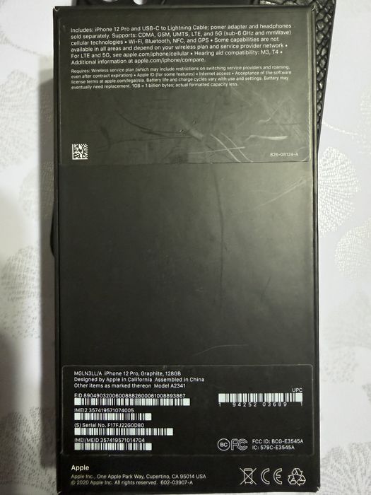 iPhone 12 pro 128 графит