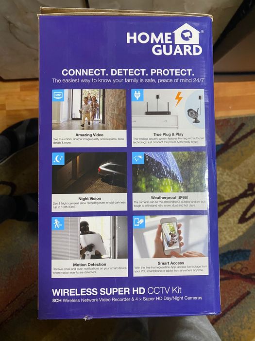 HomeGuard Kit Supraveghere Video Super HD