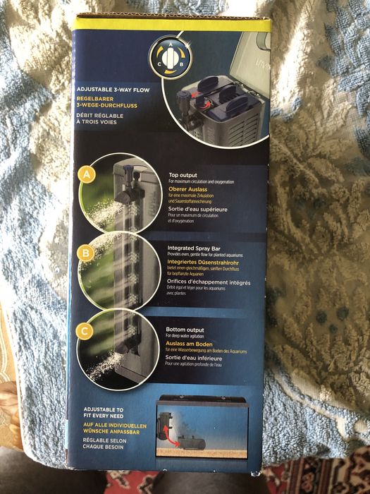 Вътрешен филтър Fluval U2 (перфектно състояние-използван е 1 месец)