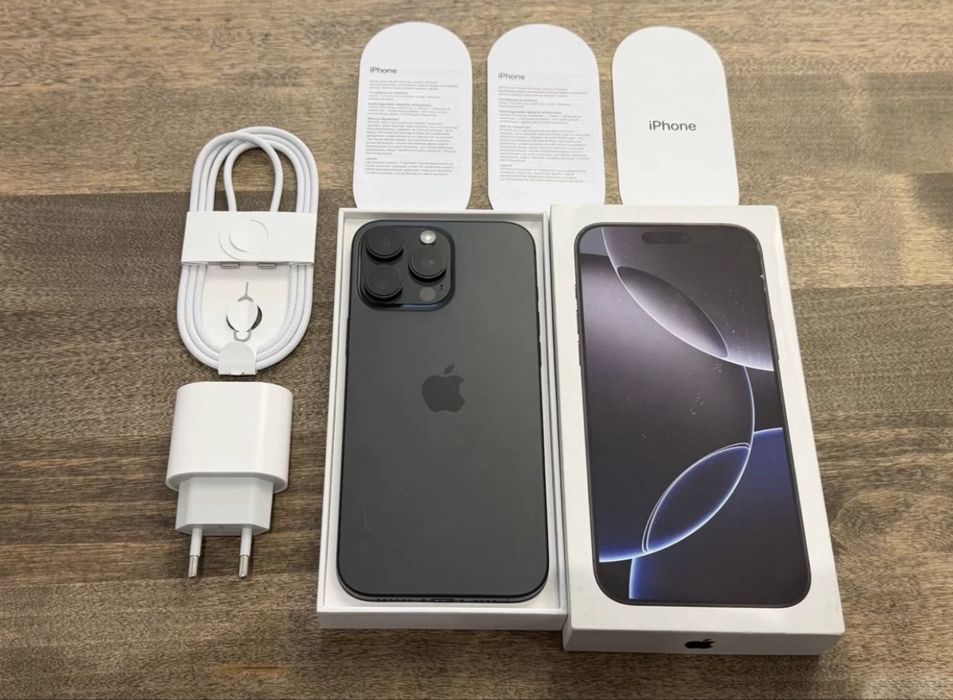 Iphone 16 pro max Black 256
