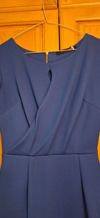 Рокля в турско синьо