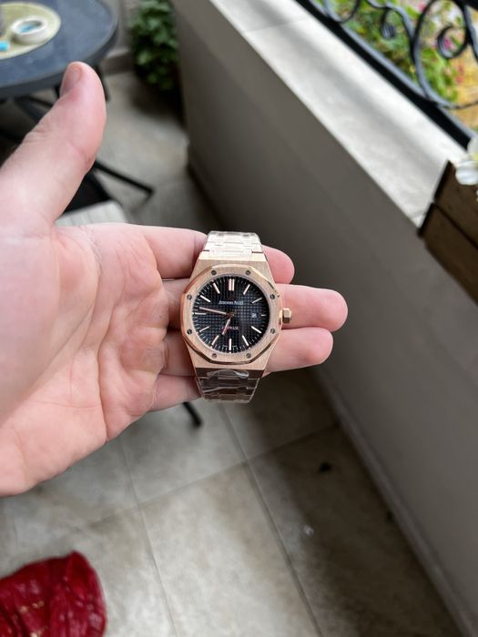Audemars Piguet Royal Oak Rose Gold And Black 41 mm