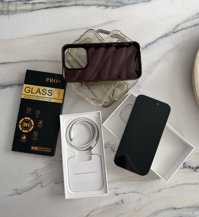 Iphone 15 pro 256gb white titan