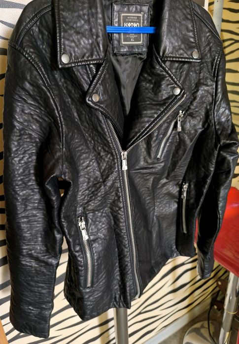 Мужская стильная кожанная куртка! Бренд.