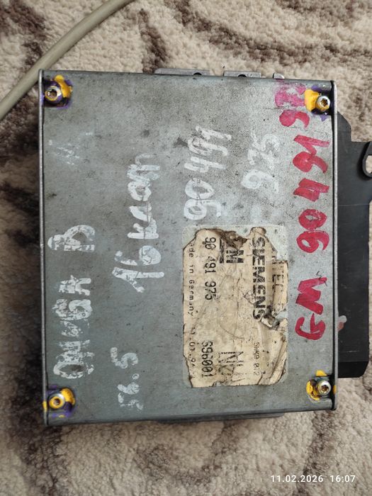 Эбу.  Siemens Опель омега б 16 кл.