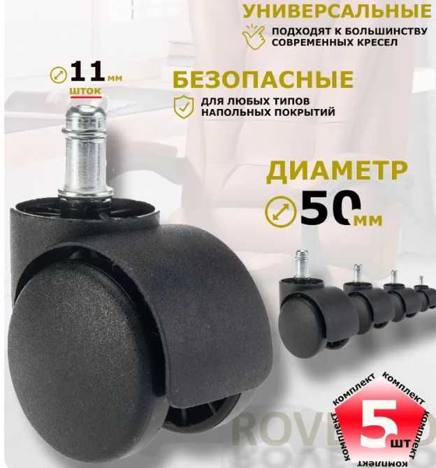 Колеса (ролики) для кресла