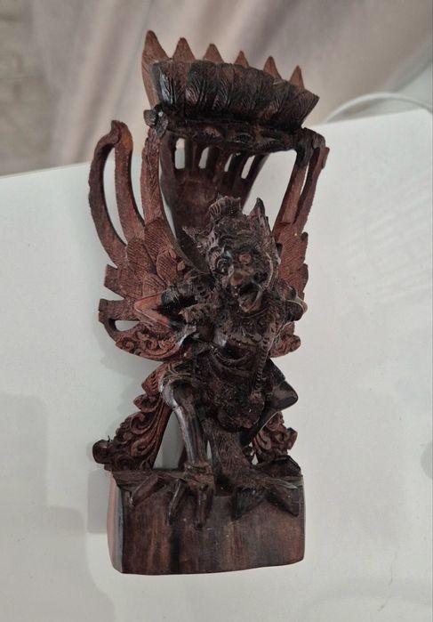 Статуетка дърворезба - бог Вишну