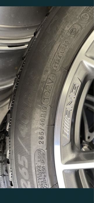 jante mercedes amg e 53 e63 cls s glc 265 40 19 cu 295 35 19