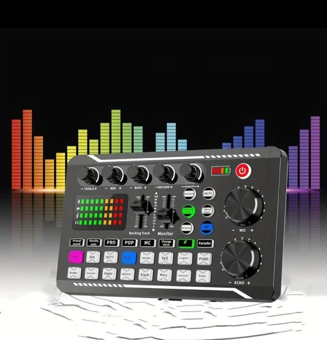 Mixer Audio Cu efecte de sunet Consola DJ Muzica Podcast Radio