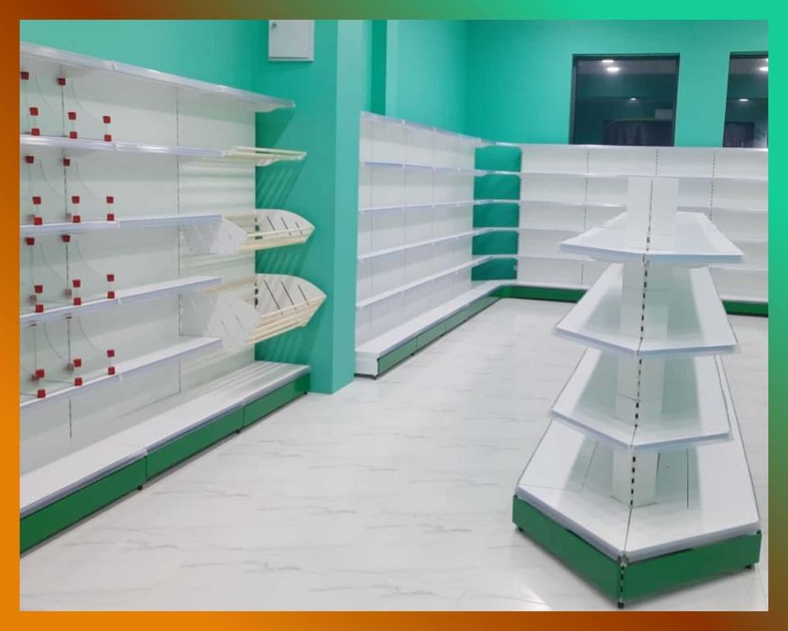 Стеллаж металлический сборный, полка стеллаж, полка металлическая pats