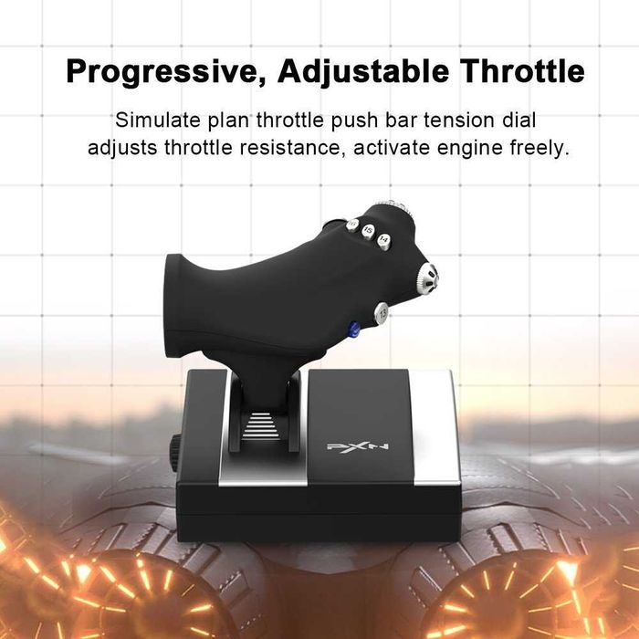 PXN 2119 PRO FLIGHT STICK игровой штурвал для авиасимуляторов
