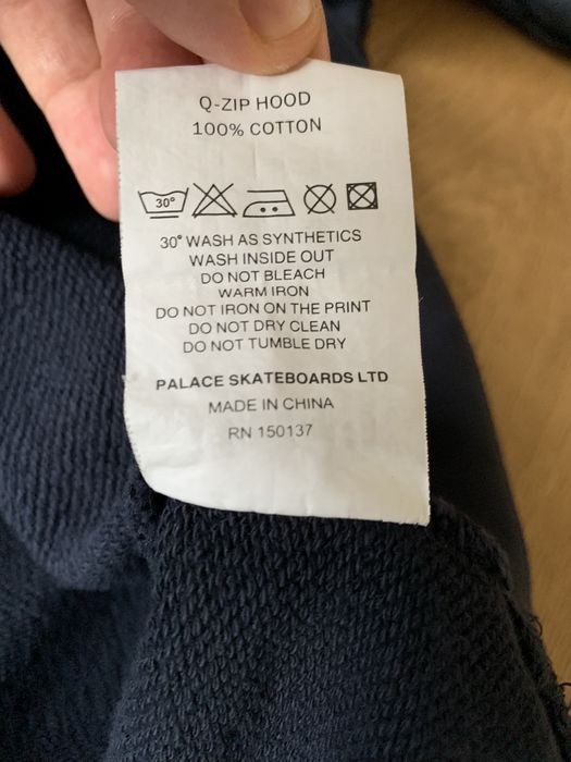 Palace Q-Zip Hoodie, ХL размер