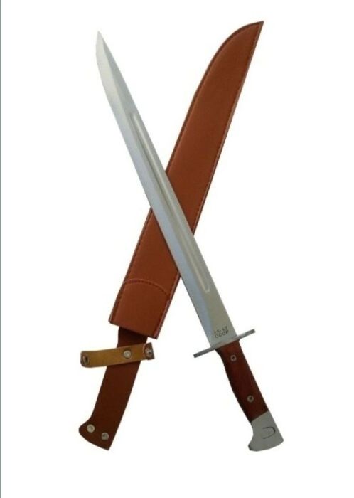 Maceta 50 cm / Cuțit Vanatoare tip Sabie + Husa Piele