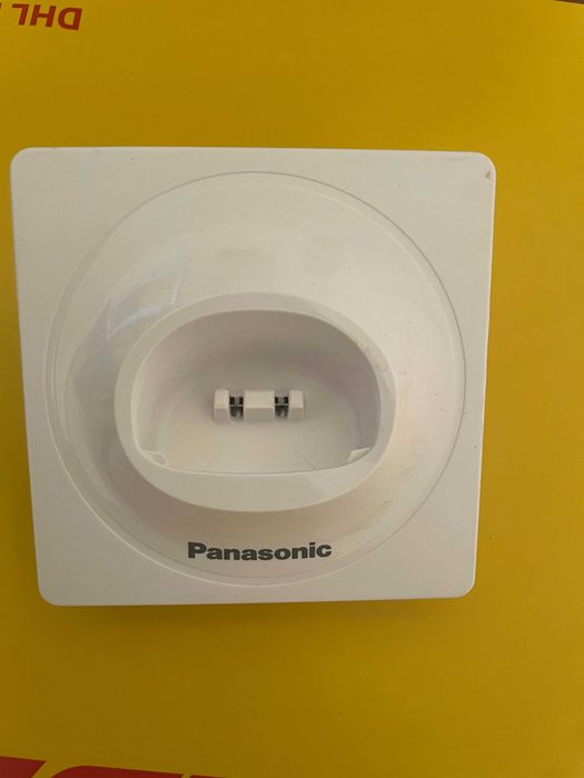 радиотелефон   Panasonic ,   белый почти новый