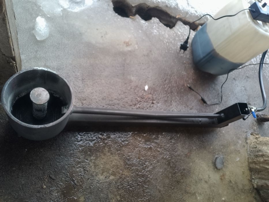 Горелка на отработанном масле.