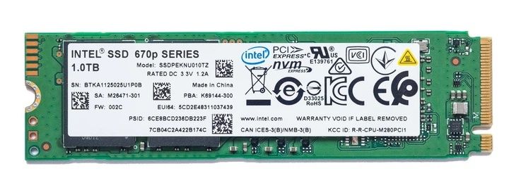 Продам SSD Intel 1TB