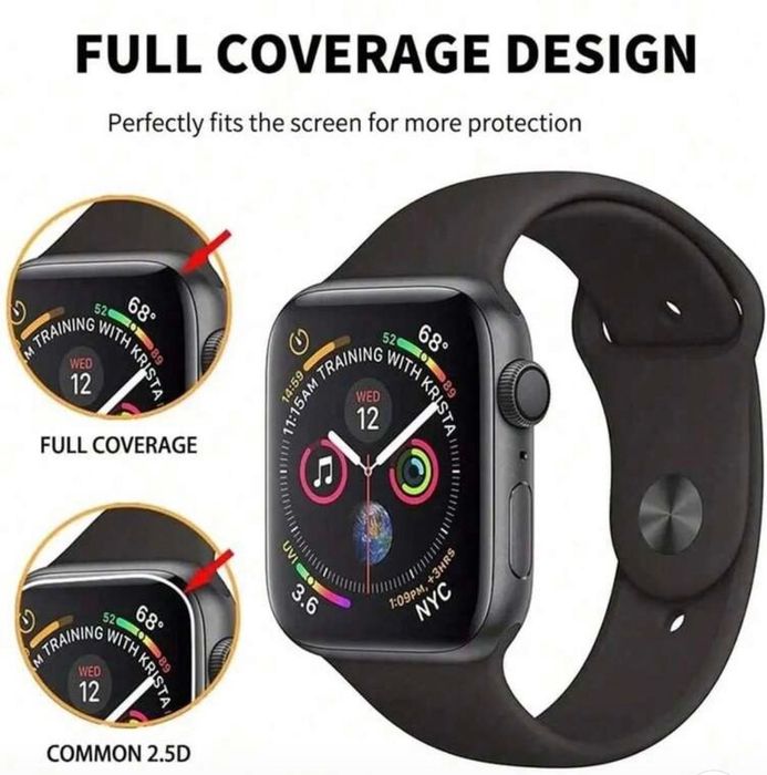 Стъклен Протектор за Apple Часовник Apple Watch 38/ 39/40/41/42/43/ 44